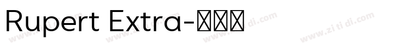Rupert Extra字体转换